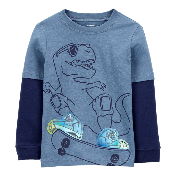 Camiseta-Manga-Larga-Dinosaurio-Azul-Bebes-Niños---Carter-s-3M