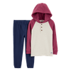 Set-Buzo-con-Capota-y-Pantalon-Azul-Oscuro-Niños---Carter-s-3T