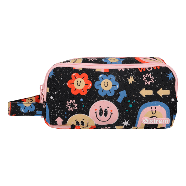 Cartuchera-University-5XT-Negro-Rainbow---Xtrem