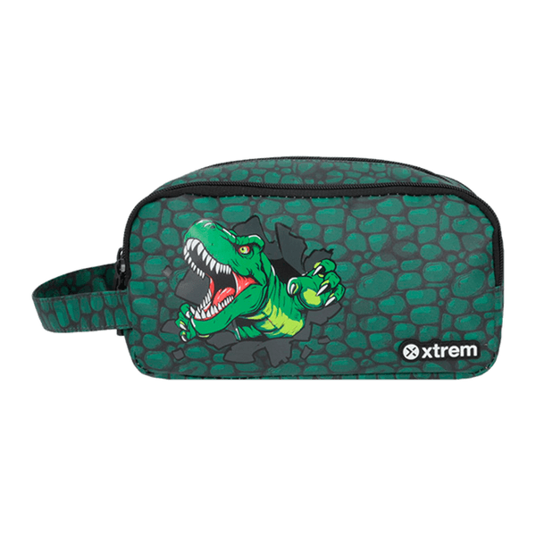 Cartuchera-University-5XT-Verde-Dino---Xtrem