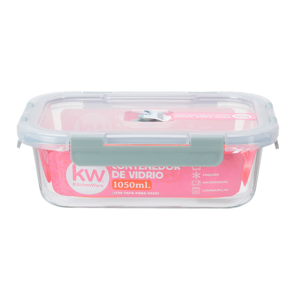 Contenedor-Refractario-Hermetico-1050ml-KW Contenedor-Refractario-Hermetico-1050ml-KW