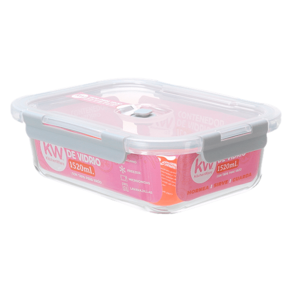 Contenedor-Refractario-Hermetico-1520ml-KW Contenedor-Refractario-Hermetico-1520ml-KW