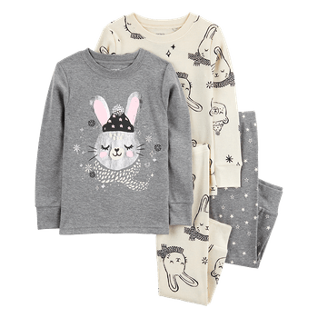 Set-2-Pijamas-4-Piezas-Conejos-Niñas-Carter-s-3T