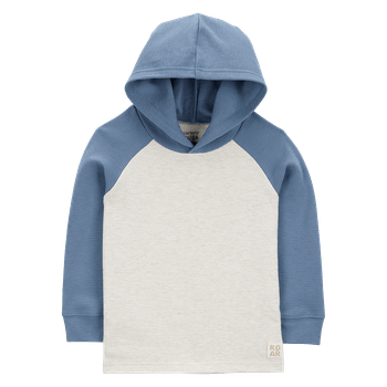 Camiseta-Manga-Larga-con-Capota-Azul-y-Gris-Niños-Carter-s-5T