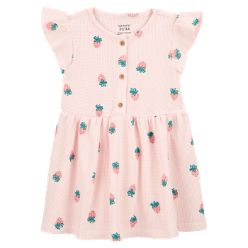 Vestido-Manga-Corta-Fresas-Rosado-Niñas-Carter-s-4T