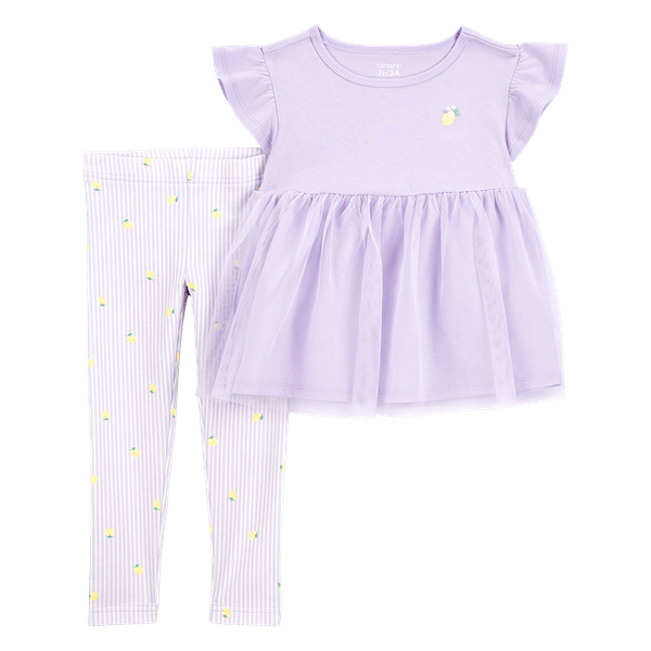 Set-Blusa-Morada-y-Pantalon-Rayas-Bebes-Niñas-Carter-s-5T Set-Blusa-Morada-y-Pantalon-Rayas-Bebes-Niñas-Carter-s-5T
