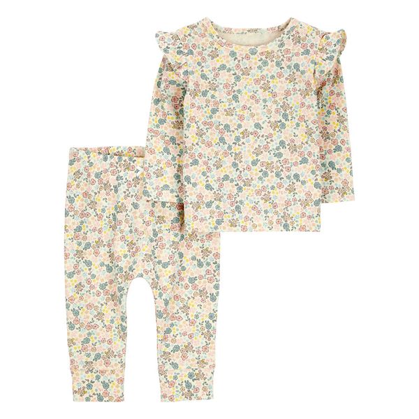 Set-Blusa-y-Pantalon-Flores-Bebes-Niñas-Carter-s-9M Set-Blusa-y-Pantalon-Flores-Bebes-Niñas-Carter-s-9M