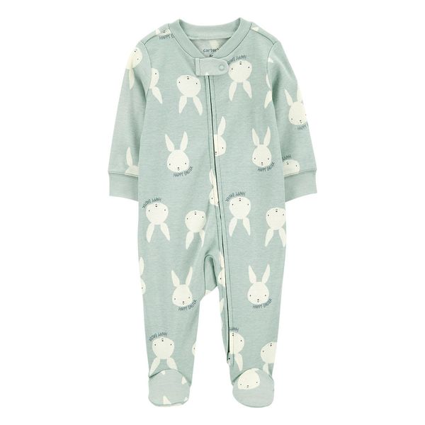 Pijama-Enteriza-Conejos-Verde-Bebes-Unisex-Carter-s-9M Pijama-Enteriza-Conejos-Verde-Bebes-Unisex-Carter-s-9M