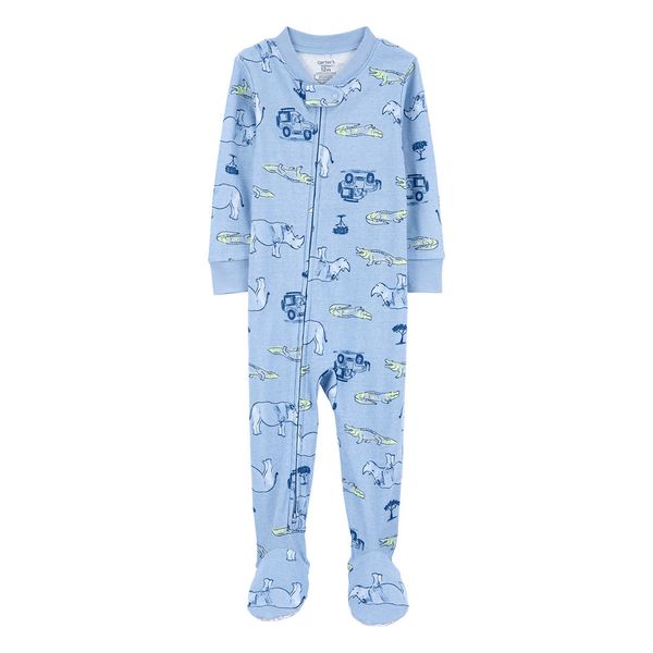 Pijama-Enteriza-Estampada-Azul-Bebes-Niños-Carter-s-12M Pijama-Enteriza-Estampada-Azul-Bebes-Niños-Carter-s-12M