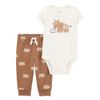 Set-Body-Blanco-y-Pantalon-Cafe-Bebes-Niños-Carter-s-12M Set-Body-Blanco-y-Pantalon-Cafe-Bebes-Niños-Carter-s-12M