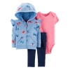 Set-Chaqueta-Azul-Body-Rosado-y-Pantalon-Bebes-Niñas---Carter-s-3M