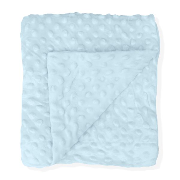 Manta-Dots-Unisex-Azul---Monbaby