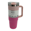 Mug-Viajero-con-Pitillo-Acero-Inoxidable-Rosa-890ml---Ikhome
