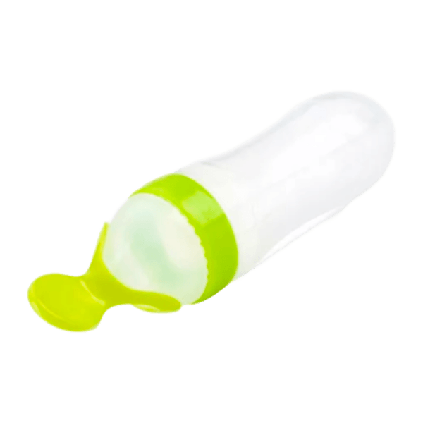 Tetero-Silicona-con-2-Cucharas-Verde-Nuby