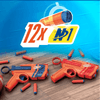 Set-2-Lanzadores-N-Series-12-Dardos-Nerf