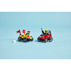 Set-Coches-de-Carreras--Pizza-vs-Camion-de-Bomberos-70-Piezas-LEGO