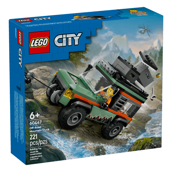 Set-Todoterreno-4x4-de-Montaña-Piezas-221-LEGO