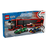 Set-Camion-con-Coches-F1-RB20-y-AMR24-Piezas-1086-LEGO