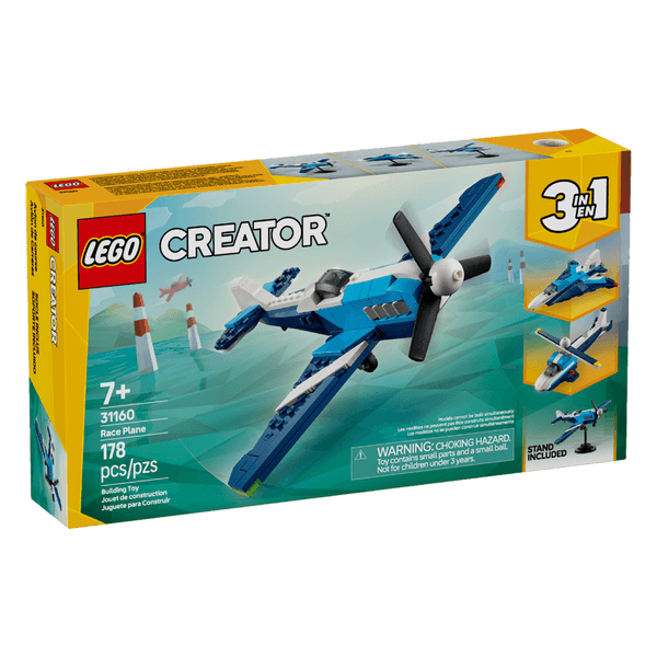 Set-Aeronave--Avion-de-Carreras-178-Piezas-LEGO Set-Aeronave--Avion-de-Carreras-178-Piezas-LEGO