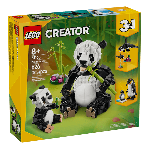Set-Fauna-Salvaje--Familia-de-Pandas-626-Piezas-LEGO Set-Fauna-Salvaje--Familia-de-Pandas-626-Piezas-LEGO
