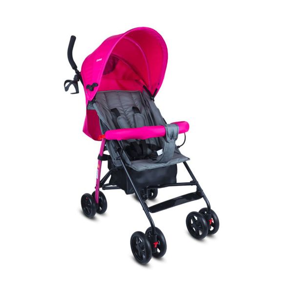 Coche Paseador Click Rosado - Bebesit