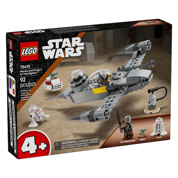 Set-Caza-Estelar-N-1-de-Mando-y-Grogu-92-Piezas-LEGO Set-Caza-Estelar-N-1-de-Mando-y-Grogu-92-Piezas-LEGO