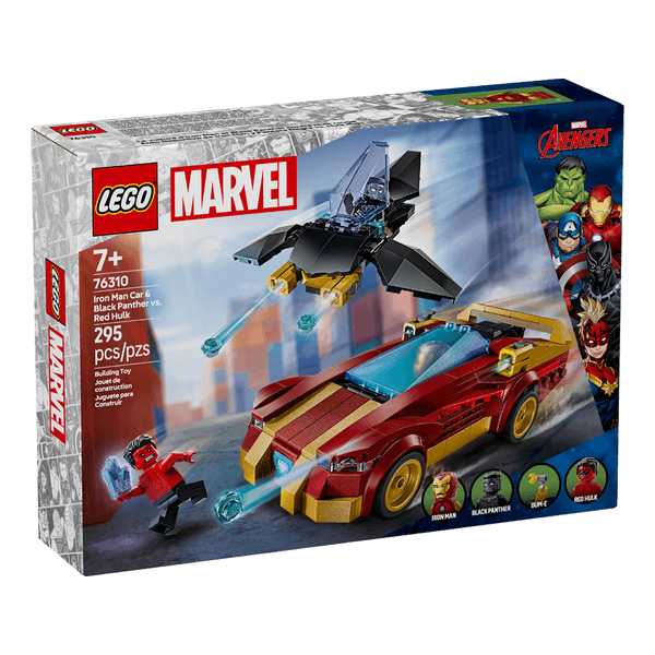 Set-Deportivo-de-Iron-Man-y-Black-Panther-Vs.-Hulk-Rojo-295-Piezas-LEGO