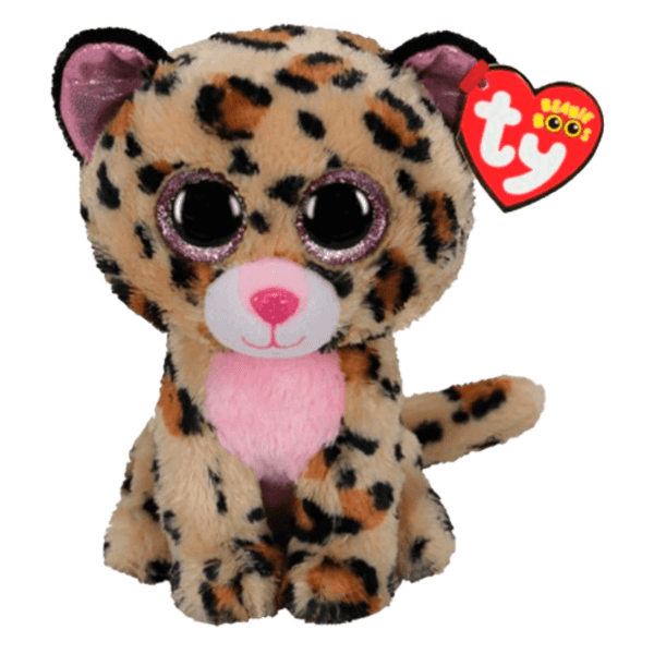 Peluche-Beanie-Boos-Livvie-Leopardo-Cafe-15cm---Ty Peluche-Beanie-Boos-Livvie-Leopardo-Cafe-15cm---Ty