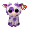 Peluche-Beanie-Boos-Ethel-Vaca-Manchas-Violeta-15cm-Ty