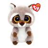 Peluche-Beanie-Boos-Oakie-Mapache-Gris-15cm-Ty