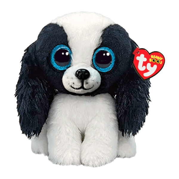 Peluche-Beanie-Boos-Sissy-Blanco-Negro-15cm-Ty