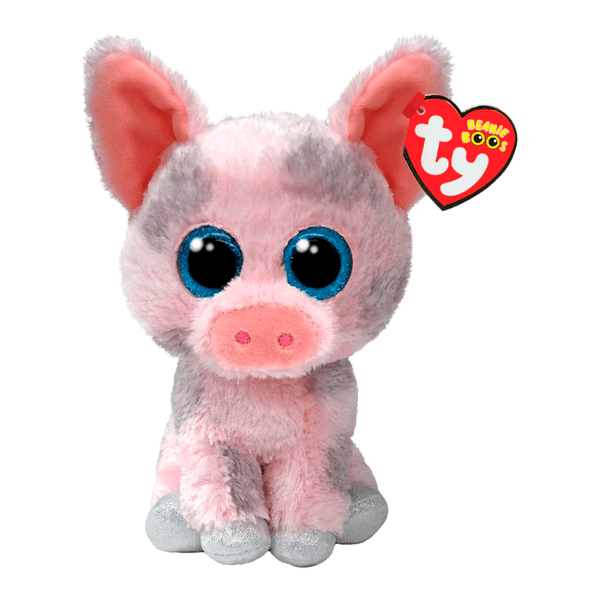 Peluche-Beanie-Boos-Hambone-Cerdo-Rosa-15cm-Ty Peluche-Beanie-Boos-Hambone-Cerdo-Rosa-15cm-Ty