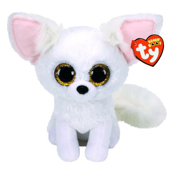 Peluche-Beanie-Boos-Phoenix-Zorro-Blanco-15cm-Ty Peluche-Beanie-Boos-Phoenix-Zorro-Blanco-15cm-Ty