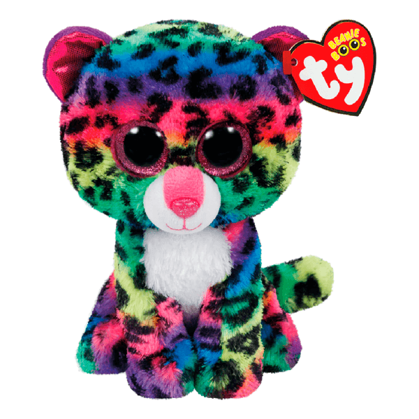 Peluche-Beanie-Boos-Dotty-Leopardo-Multicolor-15cm-Ty