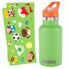 Botella-de-Acero-Inoxidable-con-Stickers-Verde-Skip-Hop Botella-de-Acero-Inoxidable-con-Stickers-Verde-Skip-Hop