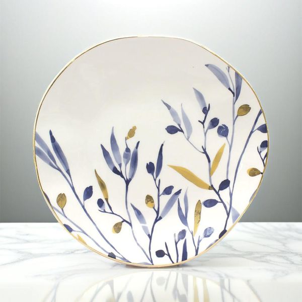 Plato-Floral-Azul-21cm-Ikhome Plato-Floral-Azul-21cm-Ikhome
