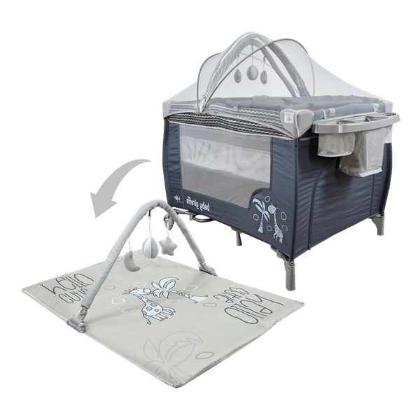 Corral-Cuna-Mecedora-3-en-1-Miami-Gris-Happy-Baby