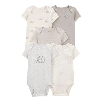 Set-5-Bodies-Manga-Corta-Surtidos-Bebes-Unisex-Carter-s-PRE