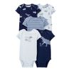Set-5-Bodies-Manga-Corta-Surtidos-Bebes-Niños-Carter-s-PRE