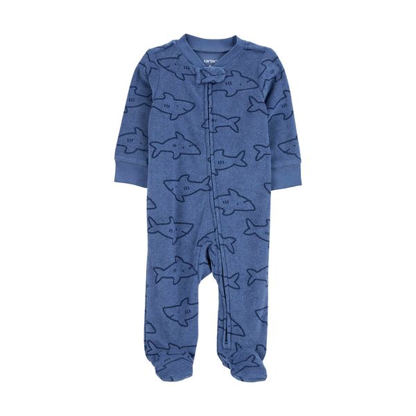 Pijama-Enteriza-Tiburones-Azul-Bebes-Niños-Carter-s-3M