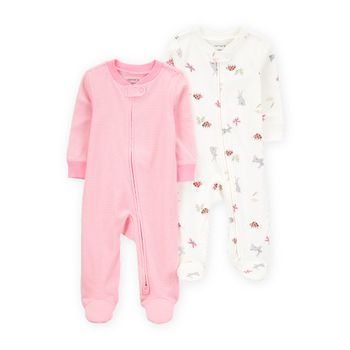 Set-2-Pijamas-Enterizas-Rosa-y-Blanca-Bebes-Niñas-Carter-s-3M