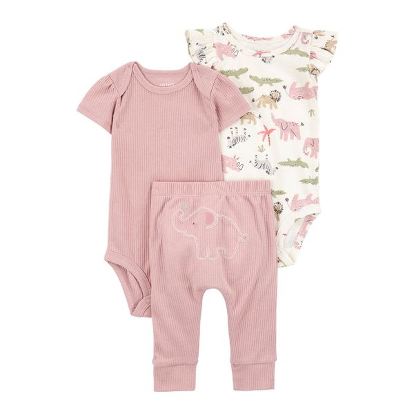 Set-2-Bodies-Surtidos-y-Pantalon-Rosa-Bebes-Niñas-Carter-s-18M