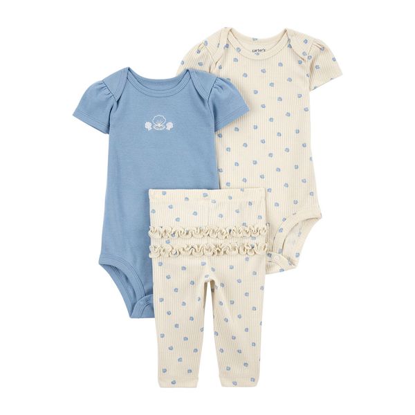 Set-2-Bodies-Surtidos-y-Pantalon-Beige-Bebes-Niñas-Carter-s-18M