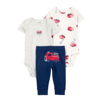 Set-2-Bodies-Surtidos-y-Pantalon-Azul-Bebes-Niños-Carter-s-18M