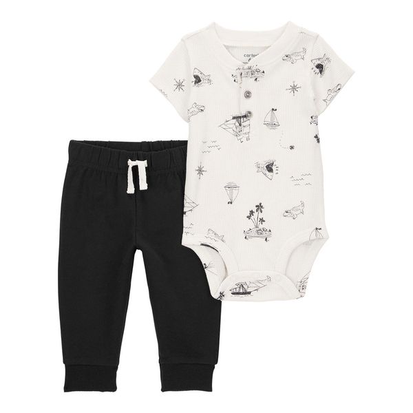 Set-Body-Estampado-y-Pantalon-Negro-Bebes-Niños-Carter-s-12M Set-Body-Estampado-y-Pantalon-Negro-Bebes-Niños-Carter-s-12M