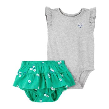Set-Body-Gris-y-Short-Verde-Bebes-Niñas-Carter-s-12M