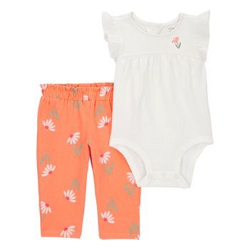 Set-Body-Blanco-y-Pantalon-Flores-Naranja-Bebes-Niñas-Carter-s-0M