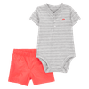 Set-Body-Gris-y-Short-Bebes-Niños-Carter-s-18M