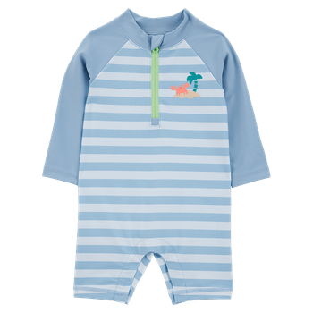 Traje-de-Baño-1-Pieza-Rayas-Azul-Bebes-Niños-Carter-s-12M