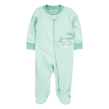 Pijama-Enteriza-Corazon-Cocodrilo-Verde-Bebes-Niños-Carter-s-6M